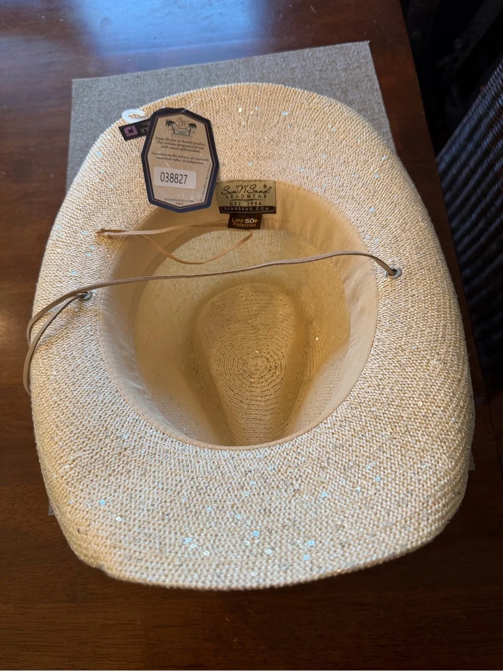 Sun N Sand Sparkle Cowboy Sunhat UPF 50+.